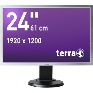 TERRA LED 2458W PV silb/schwarz DP GREENLINE PLUS