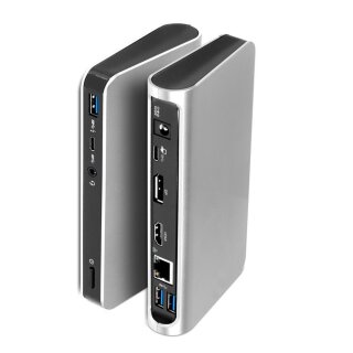 TERRA Dockingstation USB-C mit Dual Display-Unterstützung Kompatibel zu 1162/1270/1460P(Q)/1470/1550 (FW101)