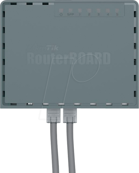 MikroTik RB760IGS - hEX S Dual Core 880 MHz CPU, 256 MB RAM, 5x LAN, 1 SFP Port, PoE