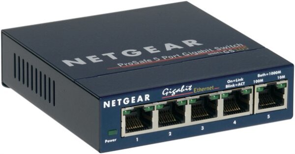Netgear 5-Port Managed-Switch 10/100/1000 GS305E