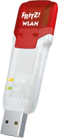 FRITZ!WLAN Stick AC 860 Transparent-Rot