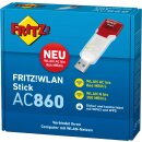 FRITZ!WLAN Stick AC 860 Transparent-Rot