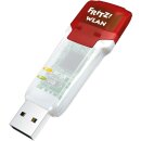 FRITZ!WLAN Stick AC 860 Transparent-Rot
